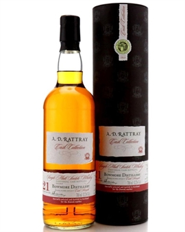 Bowmore 1989/2010 A D Rattray 21 år Single Cask Islay Malt Whisky 52,2%  